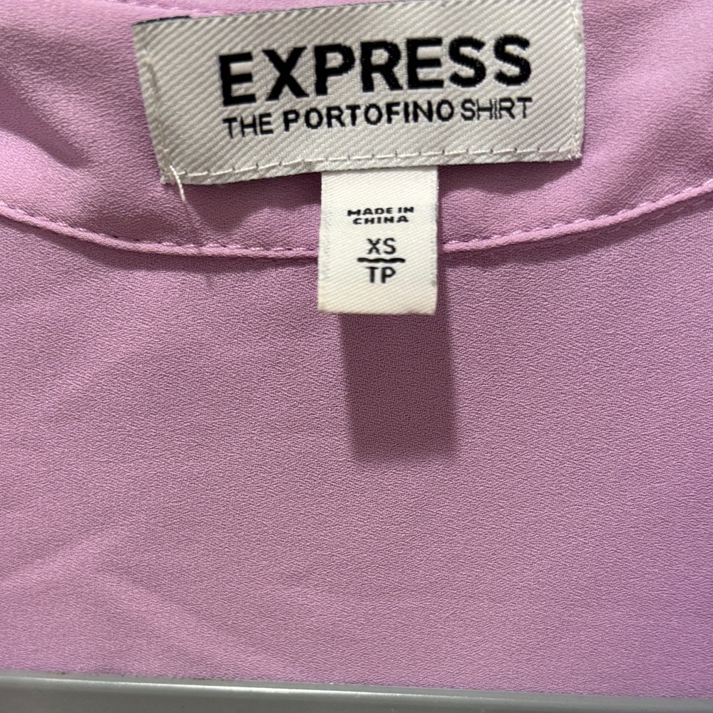 Express Women's Light Purple Sleeveless Blouse - Picture 2 of 3